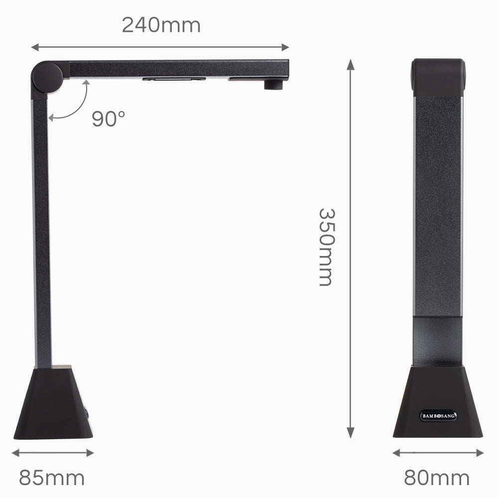 Document Camera X3, High Definition Portable Scanner, Capture Size A3, Multi-Language OCR, English Article Recognition, USB, SDK & Twain, Powerful Software