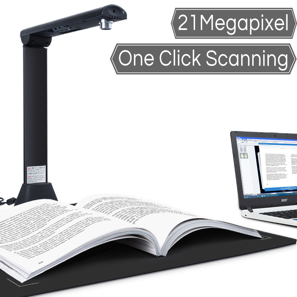 X9 Book & Document Camera, 21MP High Definition Professional Book Document Scanner, Auto-Flatten & Deskew Tech, Capture Size A3, Smart Multi-Language OCR, SDK & Twain
